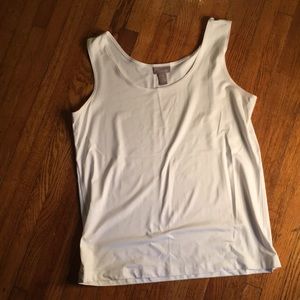Chico’s Nylon/Spandex white tank size 1 (medium)